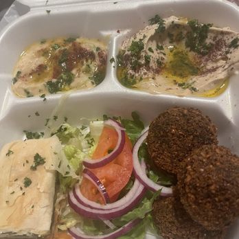 Yasmine's Cafe - Vegetarian Platter 2 - Mediterranean Near Me - Albuquerque, New Mexico