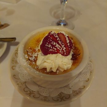 Tutto Fresco - a bowl of dessert with whipped cream and strawberries - Pizza Near Me - Chicago, Illinois