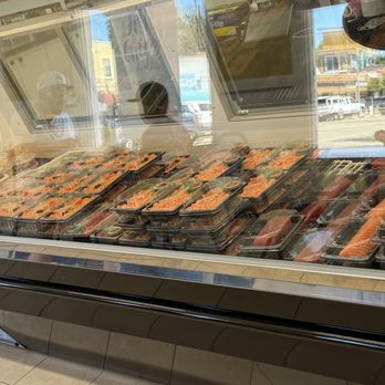 Basa Seafood Express - Display case of poke - Poke Near Me - Castro Valley, California