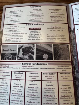 Menu photo 2 Slyman's Tavern - Independence Independence, OH Menu photo 2 Slyman's Tavern - Independence Independence, OH