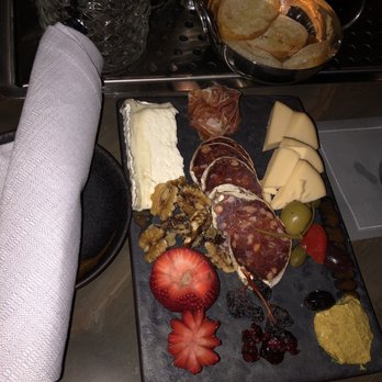 Bar Moxy - Charcuterie board. See that goat cheese in the top left corner...delish! - Cocktail Bars Near Me - San Diego, California Bar Moxy - Charcuterie board. See that goat cheese in the top left corner...delish! - Cocktail Bars Near Me - San Diego, California