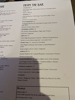 Menu photo 1 Coda Lounge Des Moines, IA