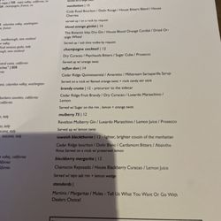 Coda Lounge - Cocktails