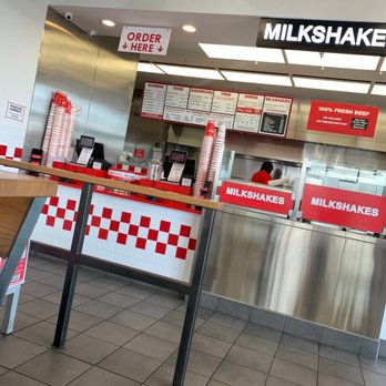 Five Guys - the inside of a milkshake restaurant - Burgers Near Me - Florence, South Carolina Five Guys - the inside of a milkshake restaurant - Burgers Near Me - Florence, South Carolina