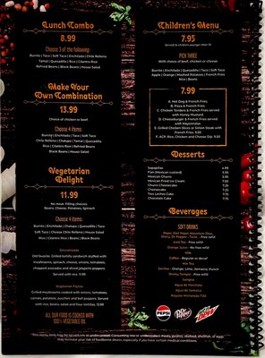 Menu photo 3 Tequileros Mexican Restaurante Norlina, NC