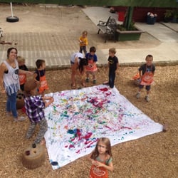 Silverado Children's Center - A Nature Preschool - Squirt art project-fun at Silverado summer camps