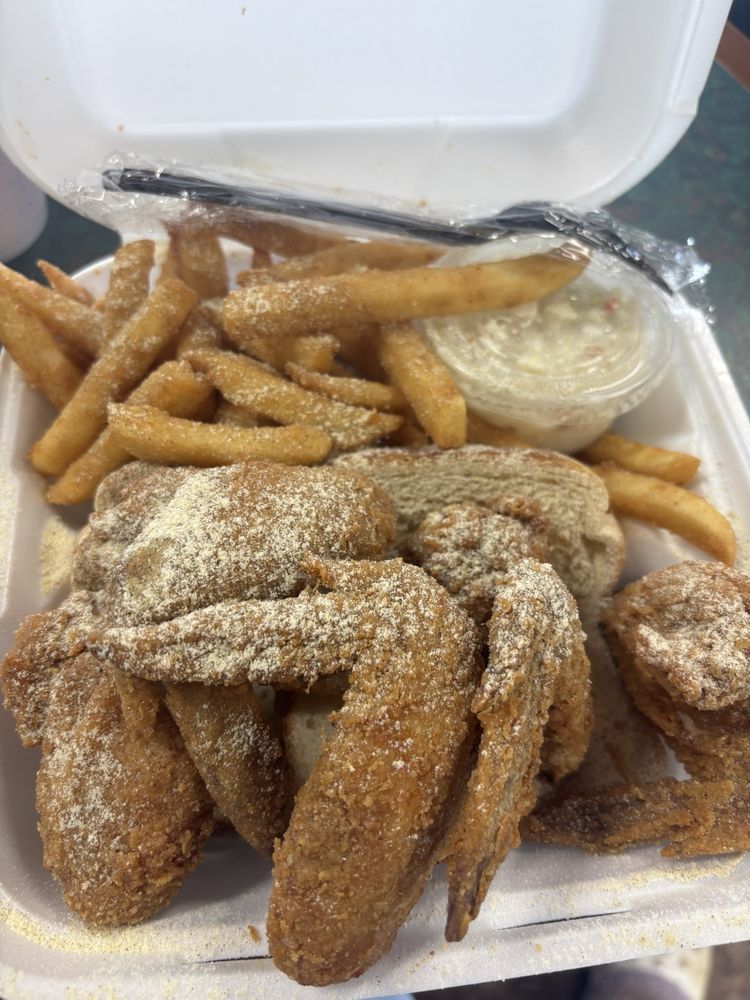 Food from Shark's Fish & Chicken