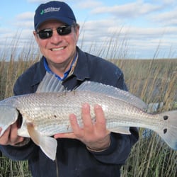 Coastal Georgia Inshore Charters - Fly fishing for redfish on St Simons Island