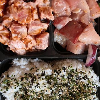Kbay Bros Too - 2 Choice Spicy Ahi and Hamachi Poke - Poke Near Me - Honolulu, Hawaii