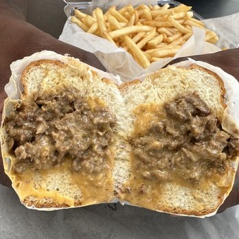 South Philly Experience - Cheesesteak with Whiz & Onions + Fries - Cheesesteaks Near Me - Los Angeles, California South Philly Experience - Cheesesteak with Whiz & Onions + Fries - Cheesesteaks Near Me - Los Angeles, California