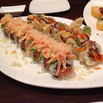 Kumo Sushi - Tiffany and dancing dragon roll. Loved the Tiffany roll! - Japanese Near Me - Herndon, Virginia Kumo Sushi - Tiffany and dancing dragon roll. Loved the Tiffany roll! - Japanese Near Me - Herndon, Virginia