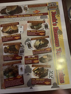Menu photo 8 One Eyed Jack's Winamac, IN Menu photo 8 One Eyed Jack's Winamac, IN