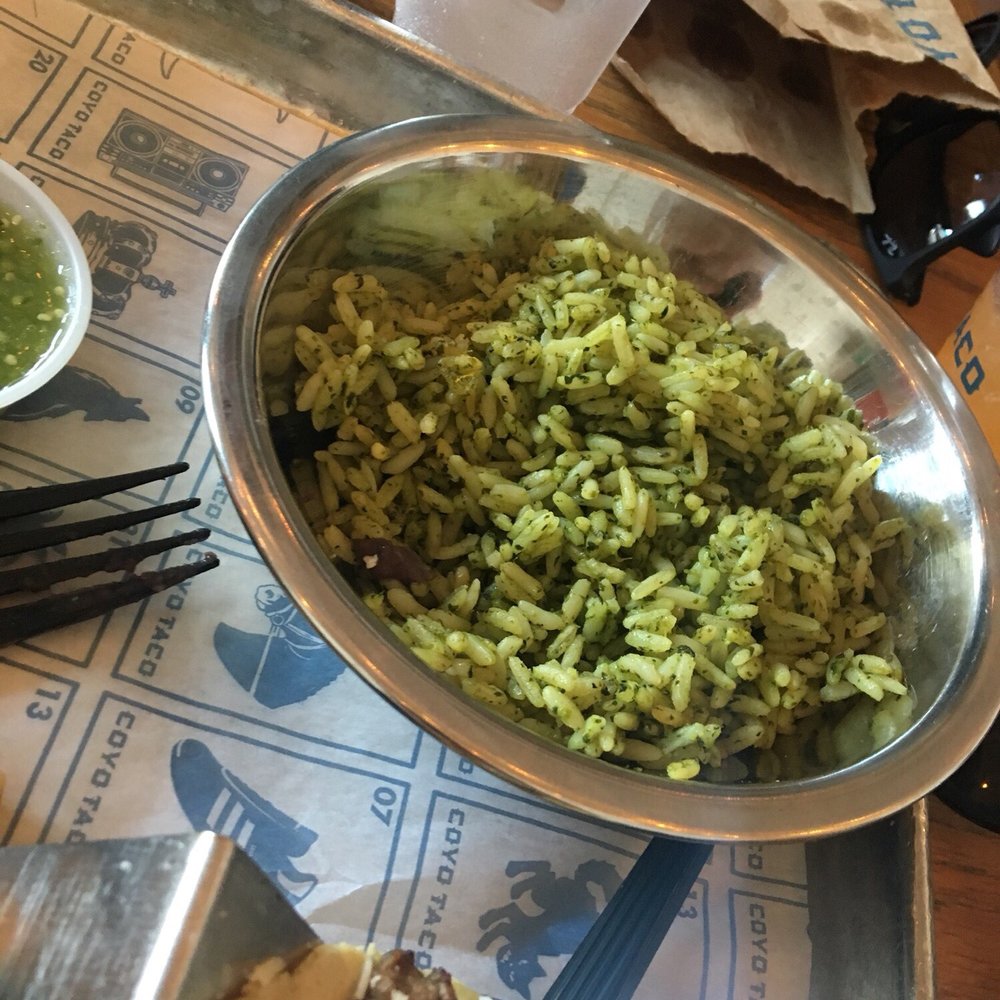 Coyo Taco - Cilantro rice - Mexican Near Me - Miami, Florida Coyo Taco - Cilantro rice - Mexican Near Me - Miami, Florida