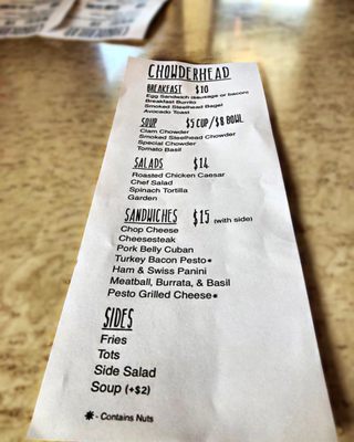 Chowderhead by null