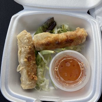 Saigon City Restaurant - Egg rolls 2 for $5.25. Needs to be dipped in the dish sauce. - Vietnamese Near Me - Albuquerque, New Mexico