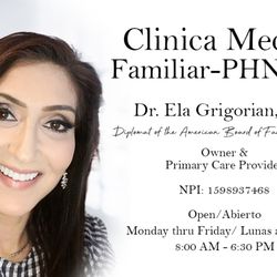 Clinica Medica Familiar - Our Business Card