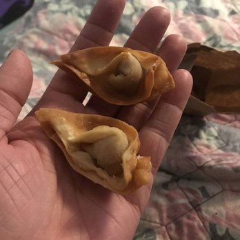 Chilli King Chinese Food - Weird shaped wontons with barely meat inside - Asian Fusion Near Me - Glendale, Arizona Chilli King Chinese Food - Weird shaped wontons with barely meat inside - Asian Fusion Near Me - Glendale, Arizona