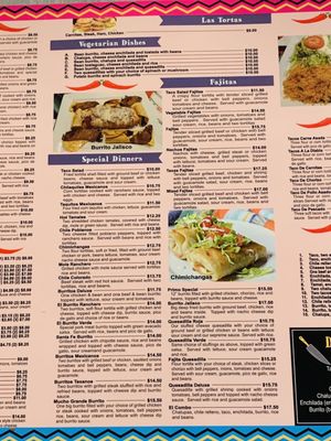 Menu photo 7 Guadalajara Mexican Restaurant Syracuse, NY
