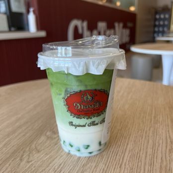 ChaTraMue Original Thai Tea - Thai green tea with pandan boba - Bubble Tea Near Me - Rosemead, California