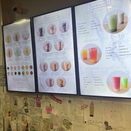 The menu