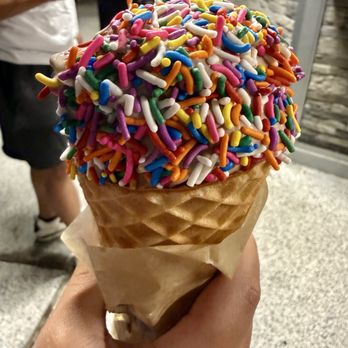 Dairy-Go-Round - Ice cream with sprinkles in a cone - Ice Cream & Frozen Yogurt Near Me - Plymouth, Michigan
