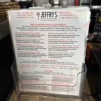 Jeffry's Wine Country BBQ - Wine Bars Near Me - Paso Robles, California