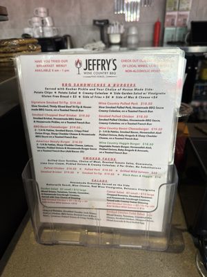 Menu photo 1 Jeffry's Wine Country BBQ Paso Robles, CA