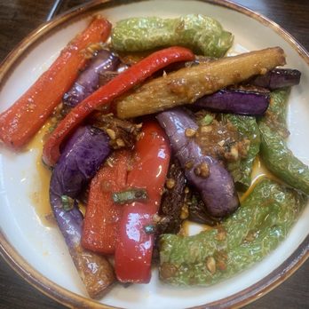 Jahunger - Providence - Eggplant Laghman - Asian Fusion Near Me - Providence, Rhode Island