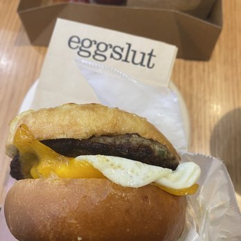 Eggslut - Sausage, Egg & Cheese - Breakfast & Brunch Near Me - Las Vegas, Nevada Eggslut - Sausage, Egg & Cheese - Breakfast & Brunch Near Me - Las Vegas, Nevada