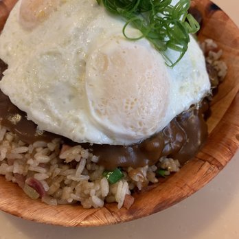 My Cafe - Loco Moco w/ fried rice - Breakfast & Brunch Near Me - Kapolei, Hawaii