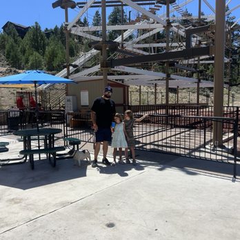 Big Bear Speedway - Family after the ropes course session - Recreation Centers Near Me - Big Bear Lake, California