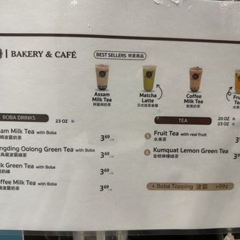 BF Bakery & Cafe - Drinks menu #1 of 2 - Desserts Near Me - Chandler, Arizona BF Bakery & Cafe - Drinks menu #1 of 2 - Desserts Near Me - Chandler, Arizona