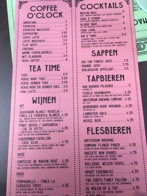 Menu photo 1 De Saloon Amsterdam, NH