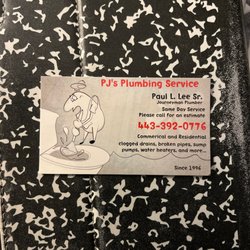 PJ’s Plumbing Service
