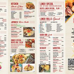 Hayashi Sushi - Our newly made menu with more spectacular prices that will make you want to buy more and more.