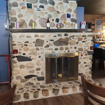 The Montague - Beautiful stone fireplace... so cozy!! - American Near Me - Enfield, Maine The Montague - Beautiful stone fireplace... so cozy!! - American Near Me - Enfield, Maine