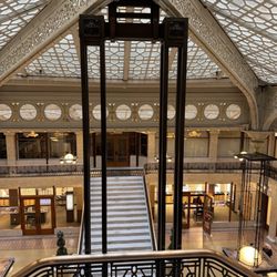 The Rookery Building - FLW iron installation.
