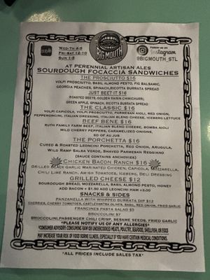 Menu photo 3 Big Mouth Sandwich Saint Louis, MO Menu photo 3 Big Mouth Sandwich Saint Louis, MO