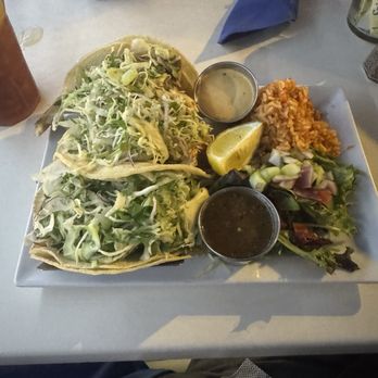 The Cliff Restaurant - Amazing 3 Mahi-Mahi Fish Tacos Dinner. Soooo goood!!! - American Near Me - Laguna Beach, California The Cliff Restaurant - Amazing 3 Mahi-Mahi Fish Tacos Dinner. Soooo goood!!! - American Near Me - Laguna Beach, California