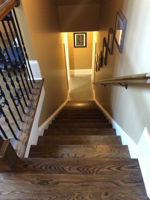 Stair Runner - This was a stair runner, gives an elegant touch to your stairs.