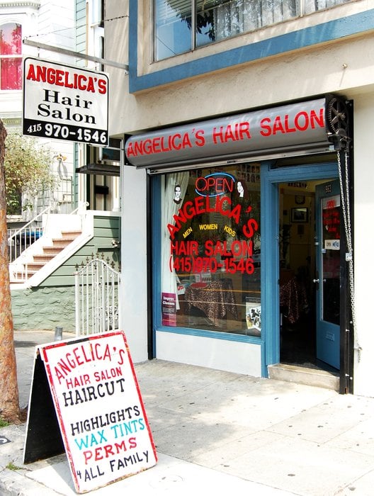 Angelica's Hair Salon Logo