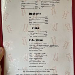 Route 197 Diner - Menu 3/3