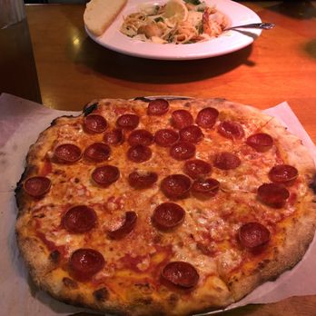 Geddy's - Pepperoni pizza (and shrimp scallop scampi) - Seafood Near Me - Bar Harbor, Maine Geddy's - Pepperoni pizza (and shrimp scallop scampi) - Seafood Near Me - Bar Harbor, Maine