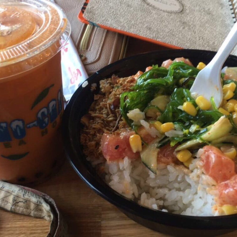 Choppa Poke - large poke bowl and thai iced tea boba! - Poke Near Me - Goleta, California Choppa Poke - large poke bowl and thai iced tea boba! - Poke Near Me - Goleta, California