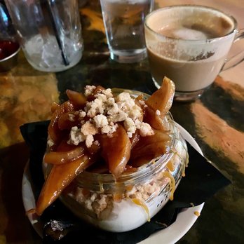 Pig Iron - Salted caramel apple cheesecake cup. - New American Near Me - Templeton, California