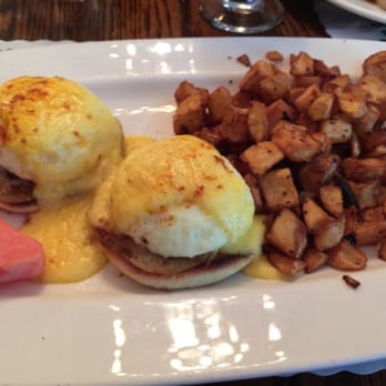 Cole's - Crab Benedict - would have been better if it wasn't practically cold... Same with the home fries - Irish Pub Near Me - Buffalo, New York