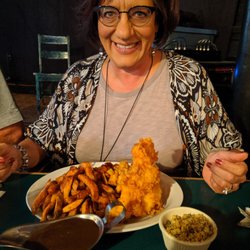 Ship Inn - First NFL fish n chips for my mom!