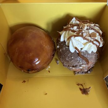 HoneyBird - Crème brûlée donut & banana pudding donut - Tacos Near Me - Allen, Texas