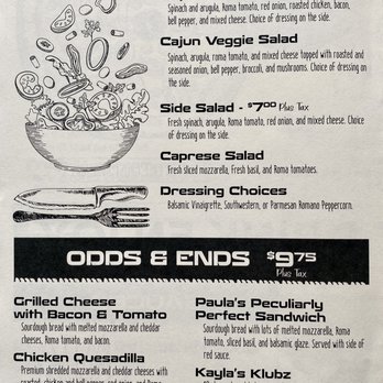 The Exchange Pizza Depot - Menu rear page - Pizza Near Me - Monroe, North Carolina