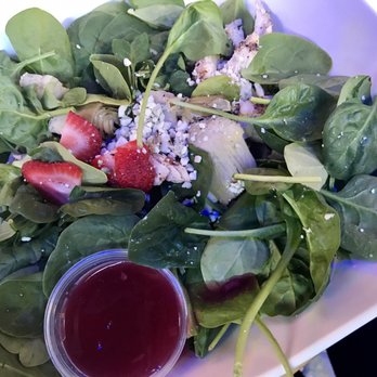 Dublin Deck - Spinach salad with grilled chicken - New American Near Me - Patchogue, New York